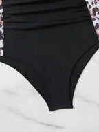 Blanche | Maillot de bain une pièce imprimé léopard